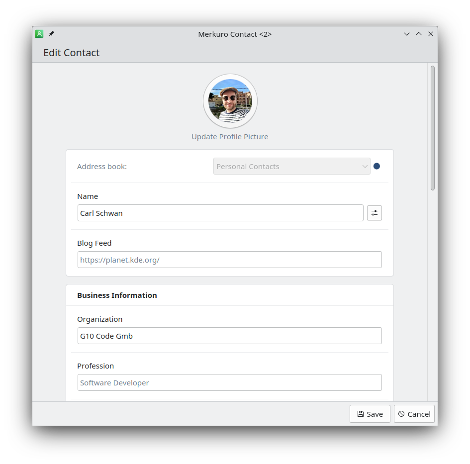 Contact Editor